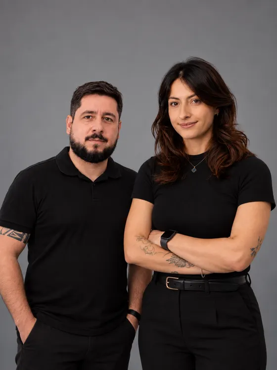 Os dois sócios da Metrics Marketing
